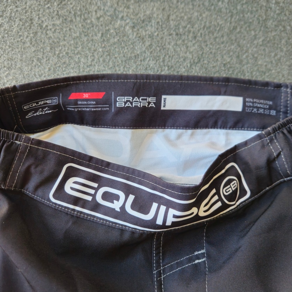 Gracie Barra Equipe Edition BJJ MMA Shorts Mens Size 30 Training Grappling - Picture 3 of 9